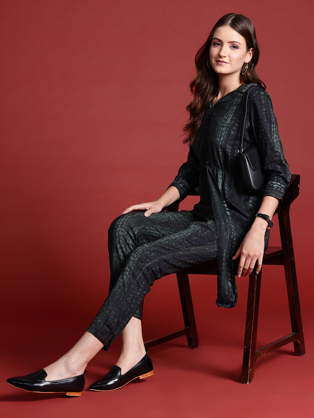 

Anouk Tie & Dye Co-Ords, Black
