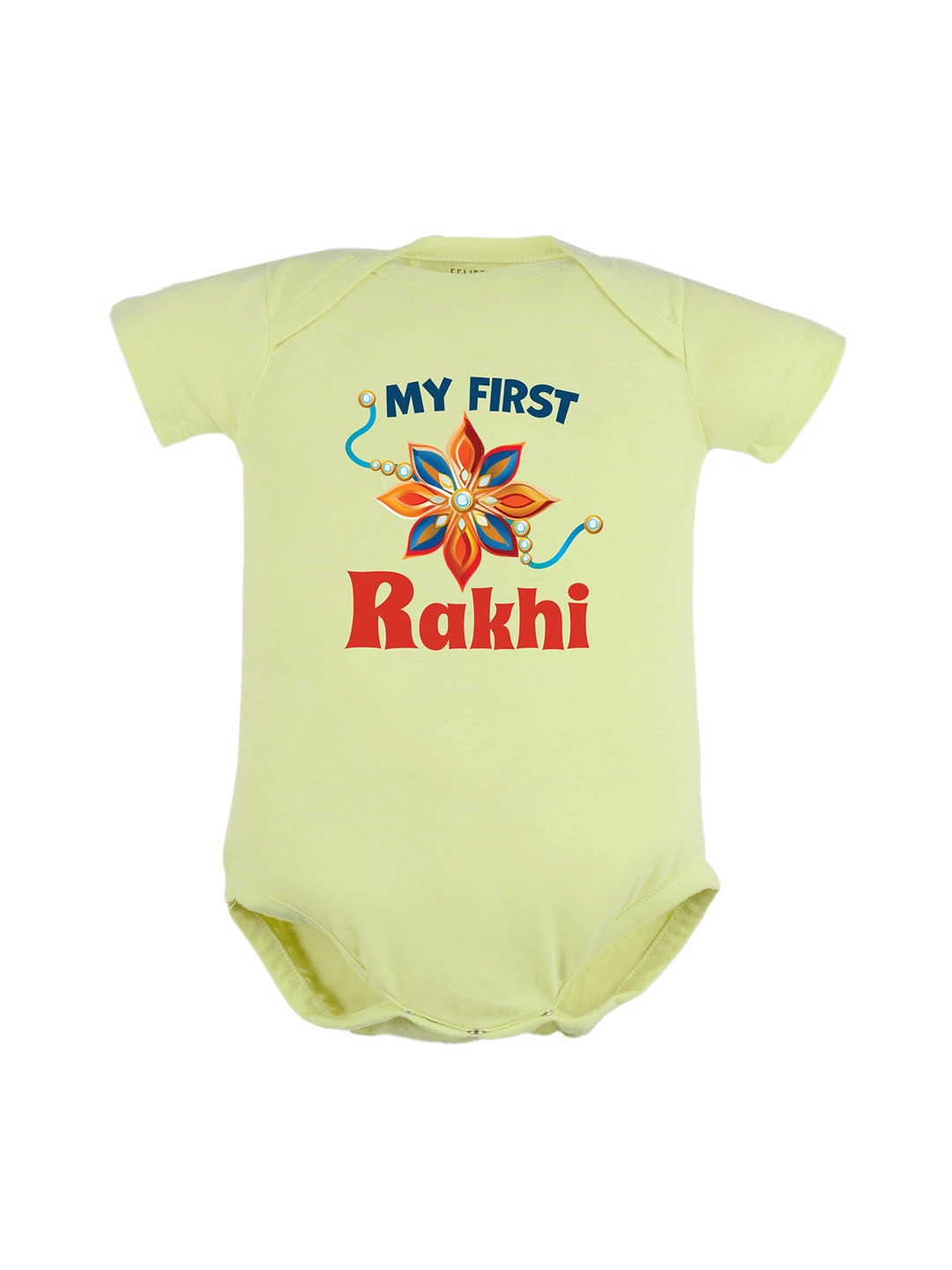 

FFLIRTYGO Infants Kids Printed Pure Cotton Bodysuit, Green