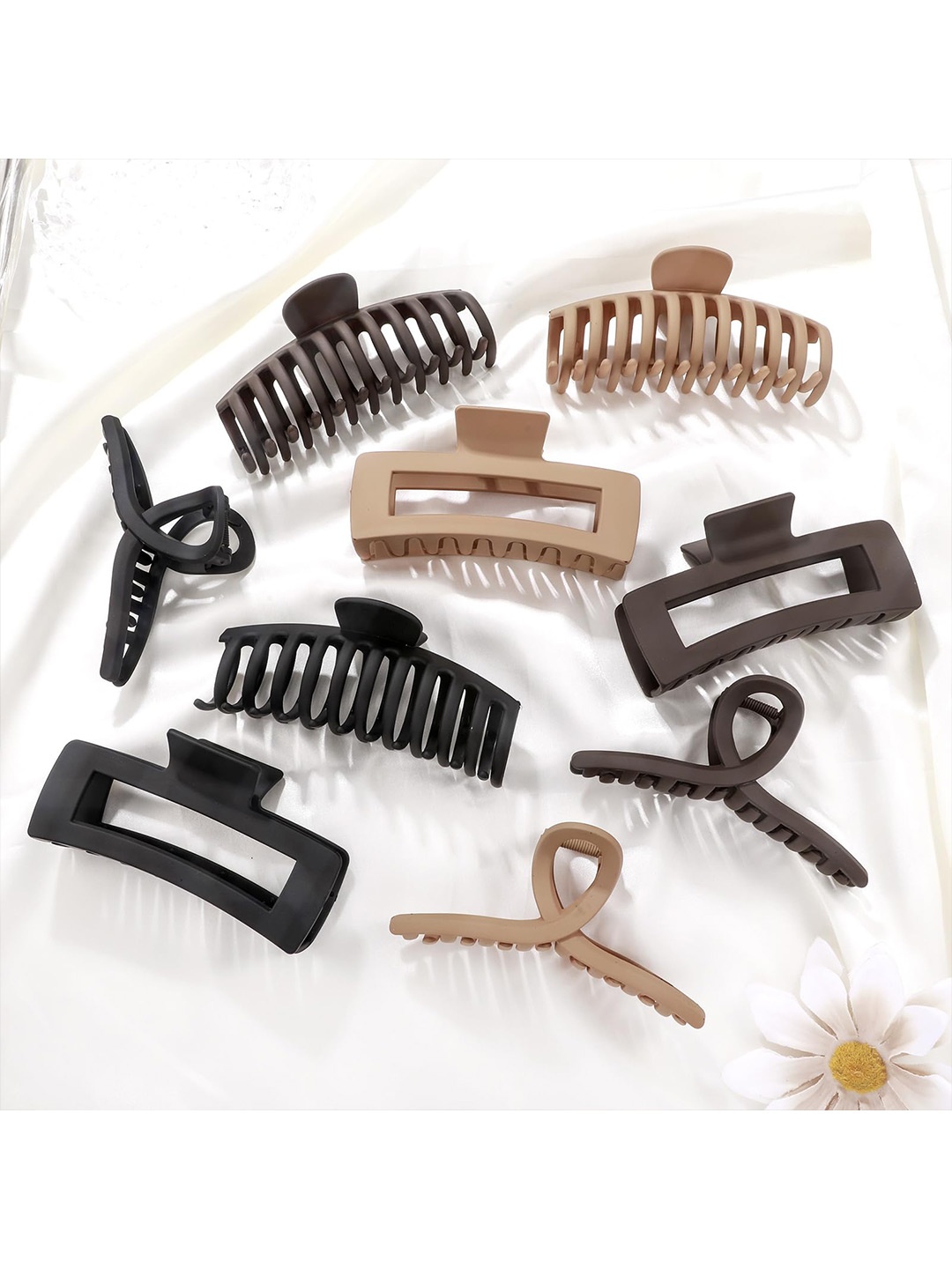 

FIMBUL Set Of 9 Claw Clip, Black