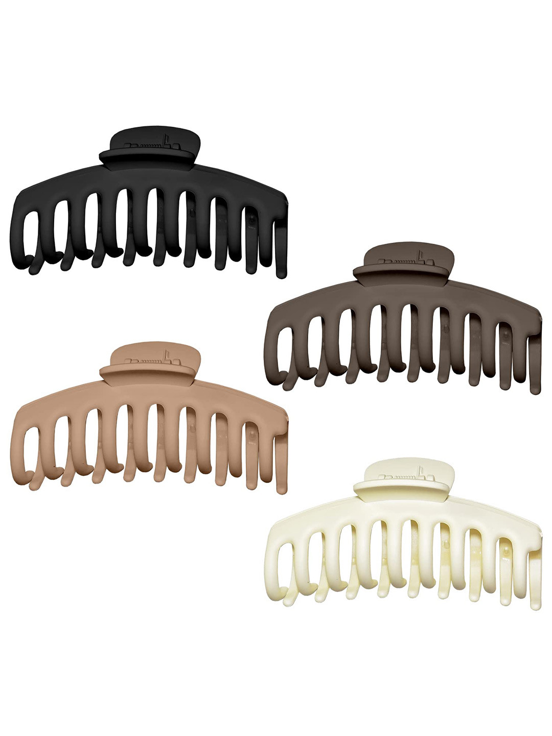 

FIMBUL Set Of 4 Claw Clip, Brown