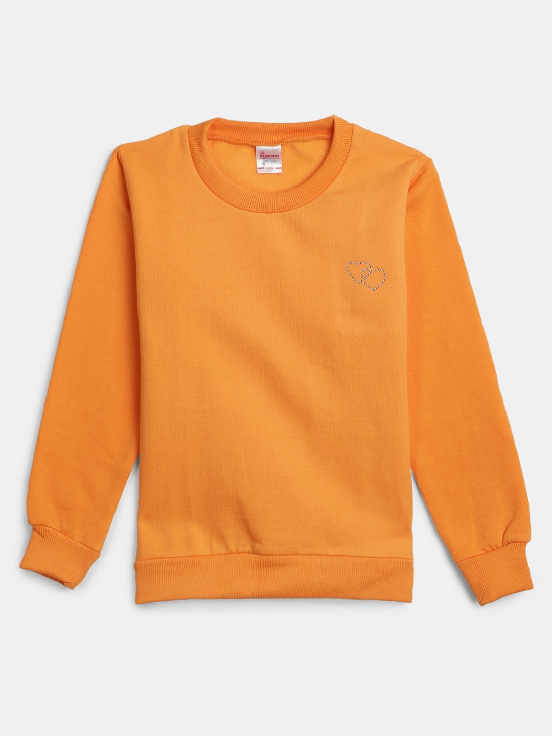 

V-Mart Girls Fleece Sweatshirt, Orange