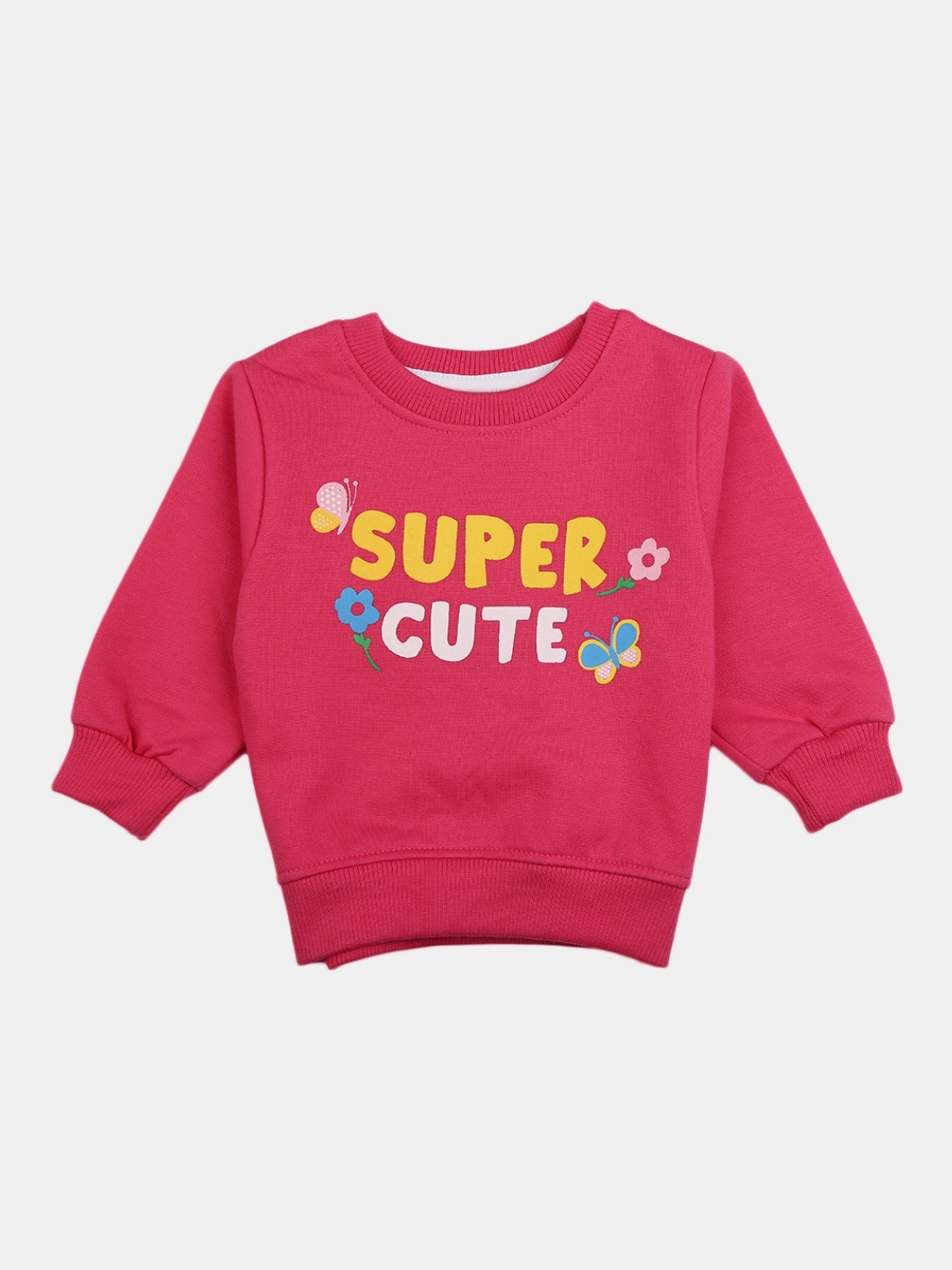 

V-Mart Infants Typography Printed Pullover, Pink
