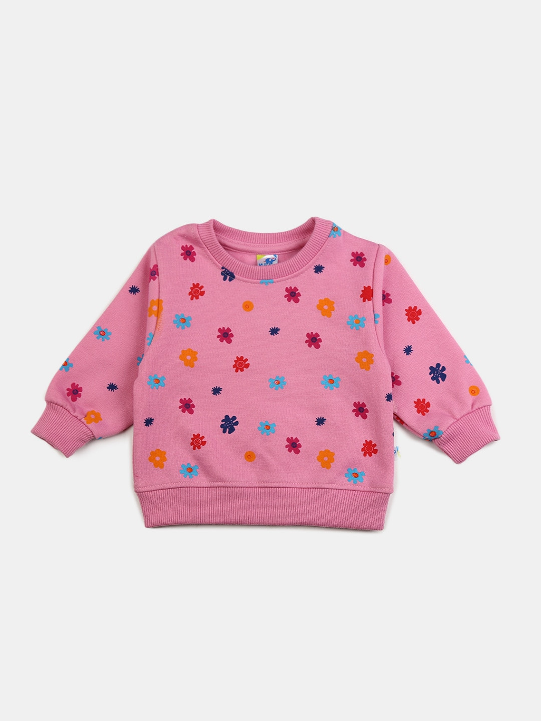 

V-Mart Infants Printed Fleece Sweatshirt, Pink