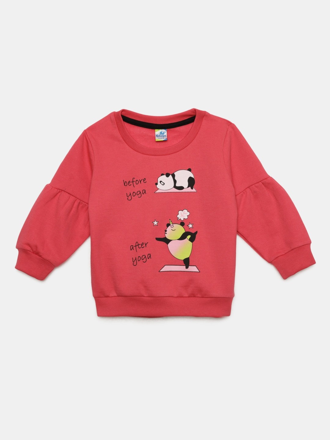 

V-Mart Kids Graphic Printed Cotton Sweatshirt, Pink