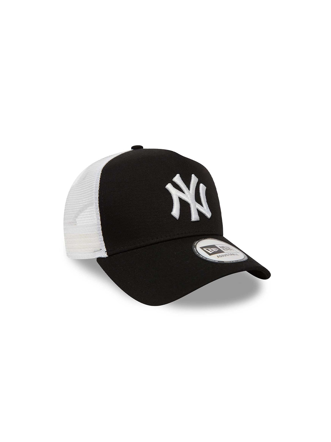 

New Era New York Yankees Clean Black A-Frame Trucker Cap