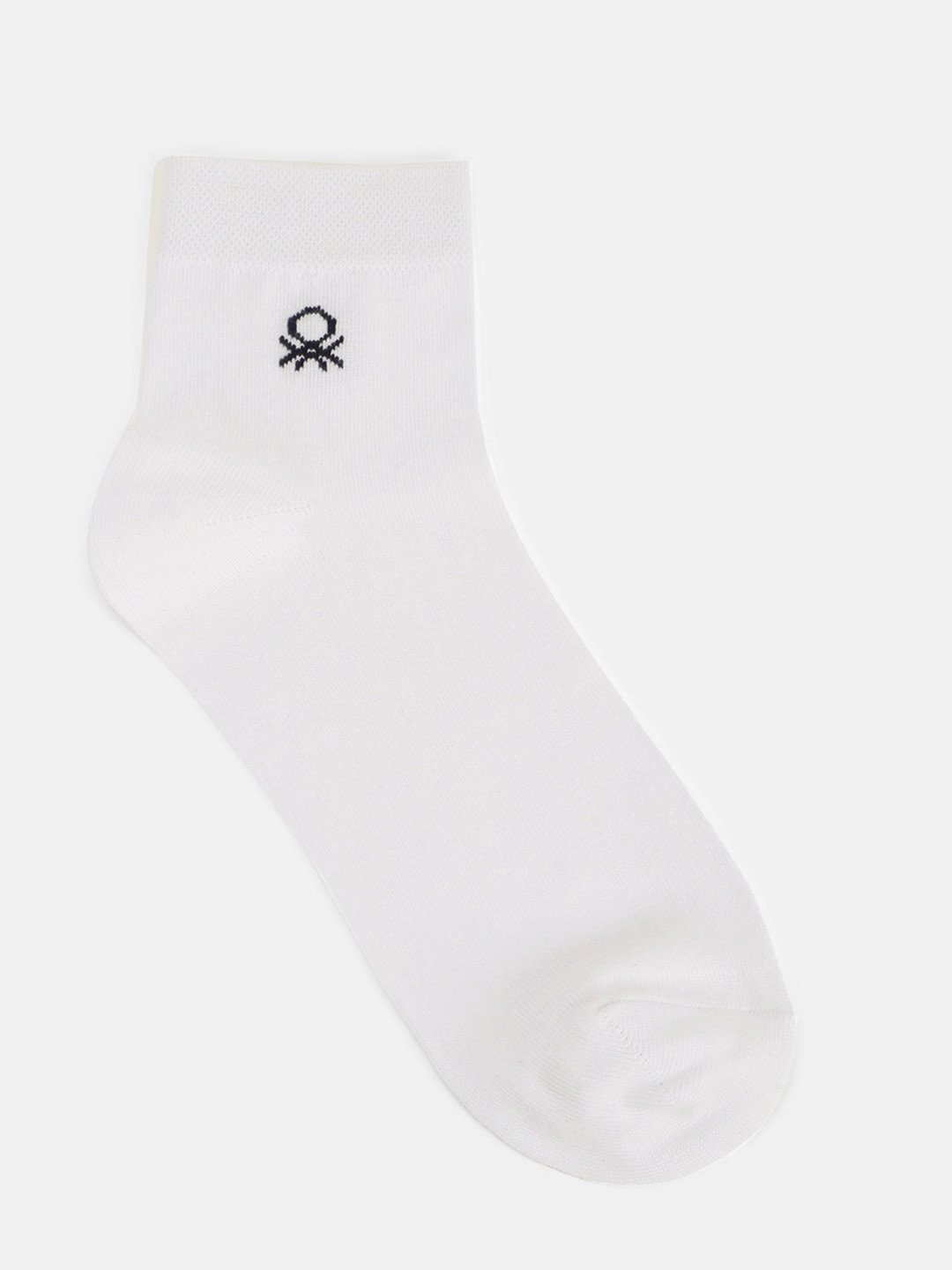 

United Colors of Benetton Unisex Above Ankle Socks, White