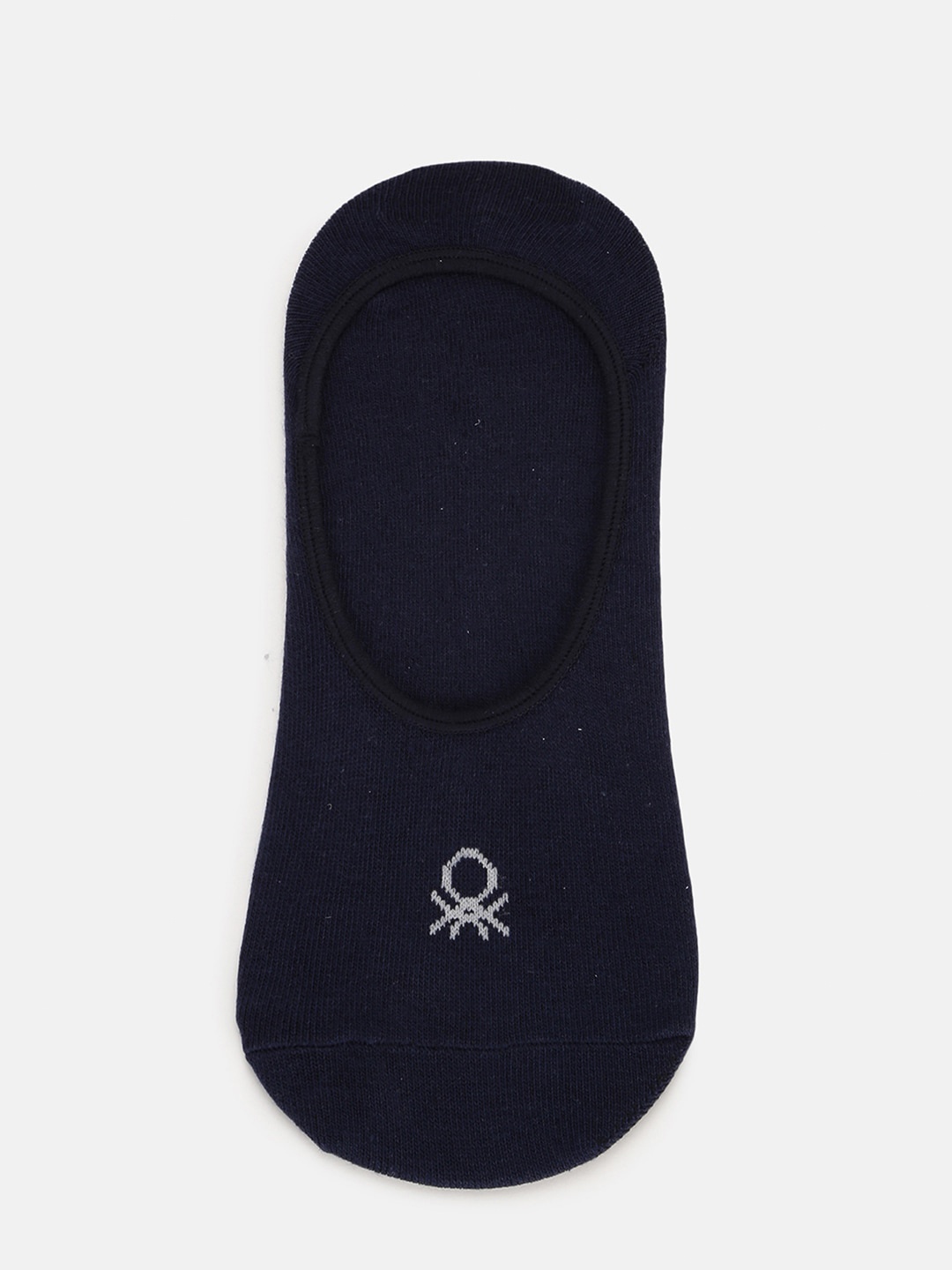 

United Colors of Benetton Brand Logo Printed Comfortable Shoe Liners, Navy blue
