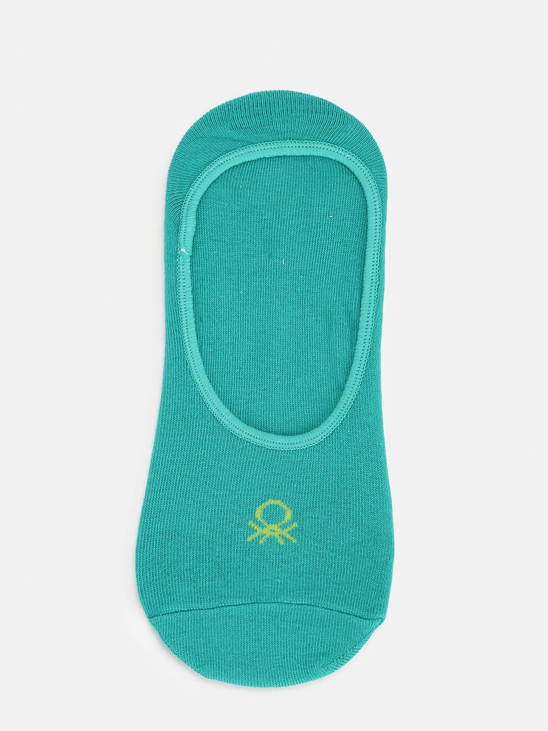 

United Colors of Benetton Brand Logo Printed Comfortable Shoe Liners, Green