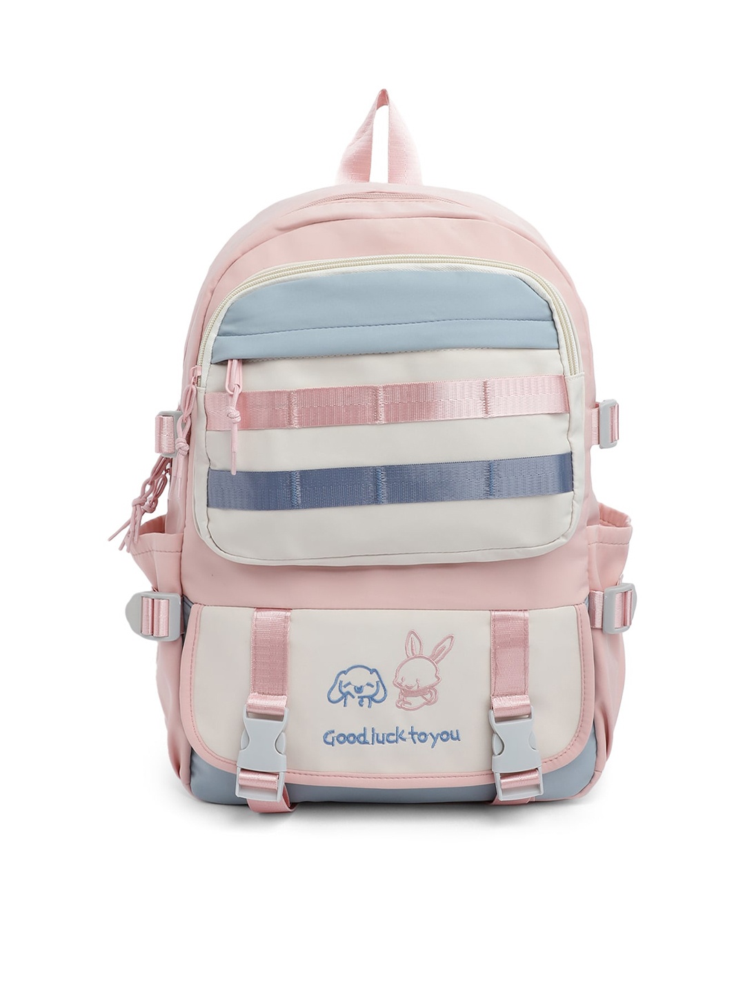 

Kids On Board Unisex Kids Colourblocked Backpack, Pink