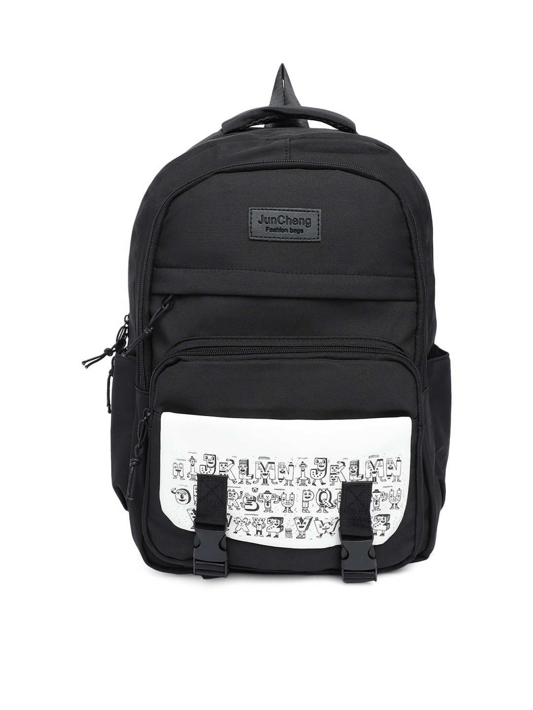 

Kids On Board Unisex Kids Typography Printed Backpack, Black