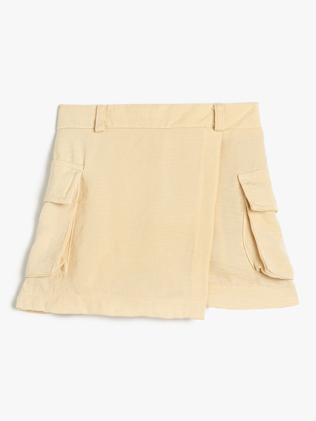 

Koton Girls Mid Rise Skorts, Beige