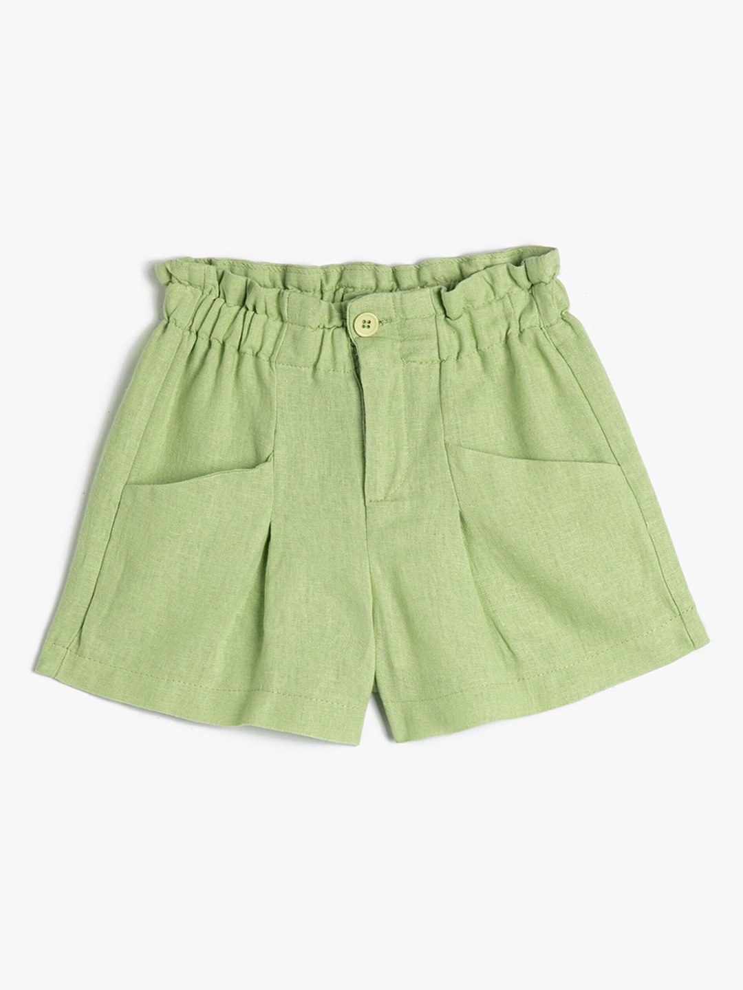 

Koton Girls Mid Rise Shorts, Green