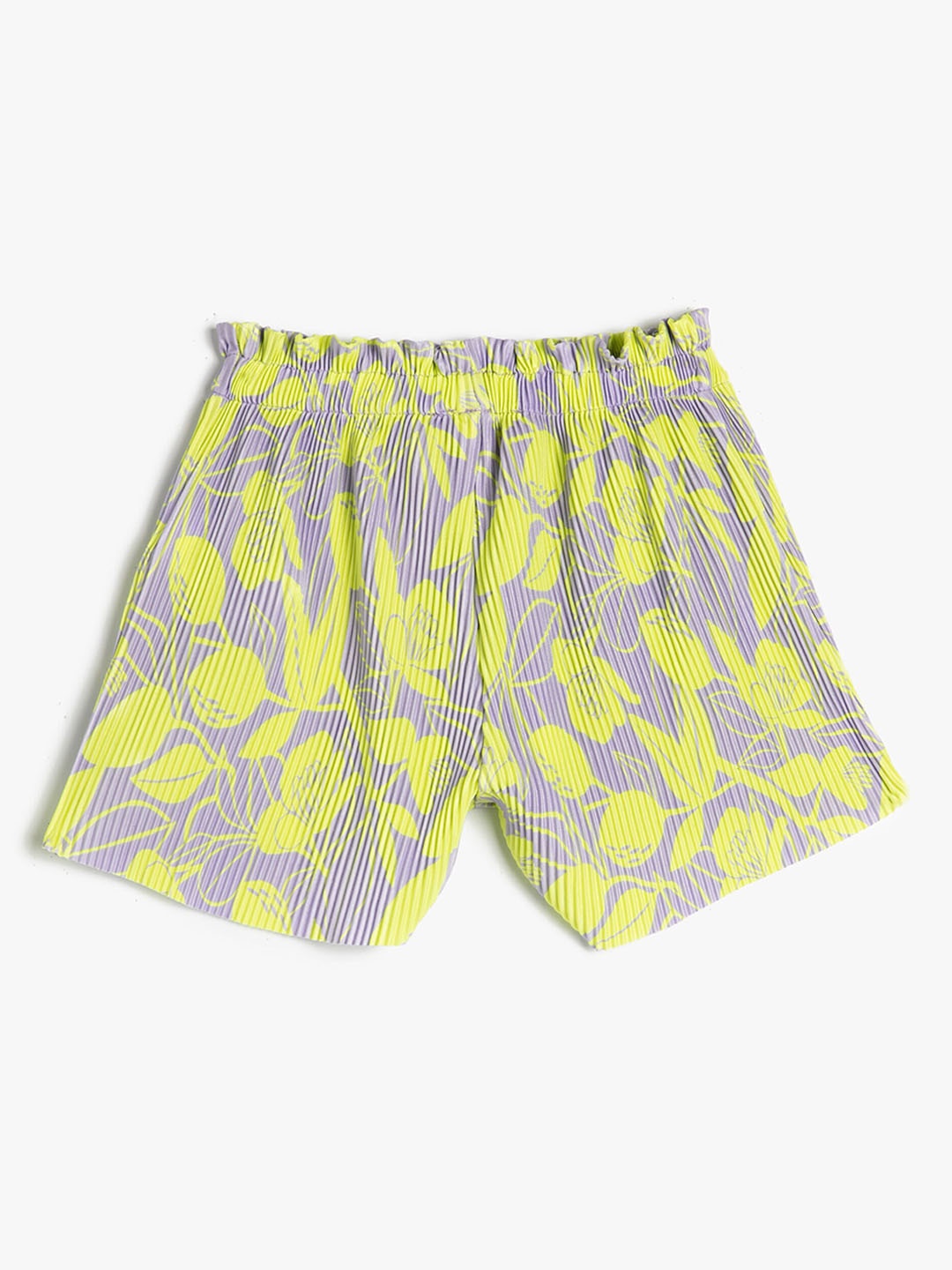 

Koton Girls Floral Printed Shorts, Purple