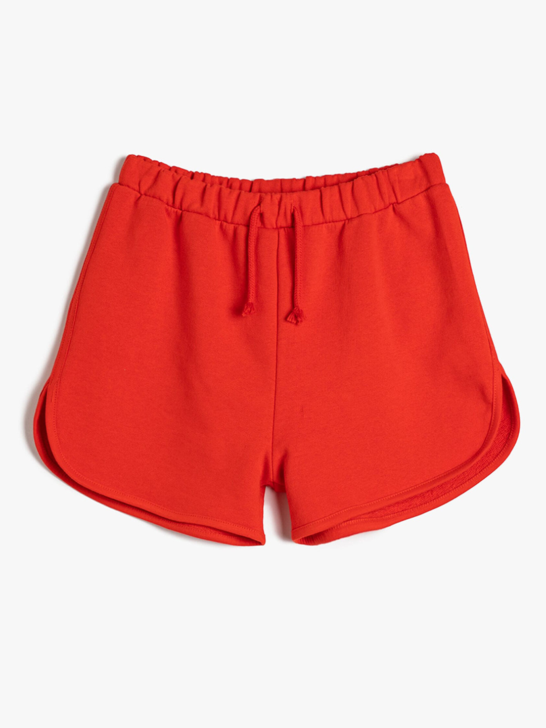 

Koton Girls Mid-Rise Pure Cotton Regular Shorts, Red