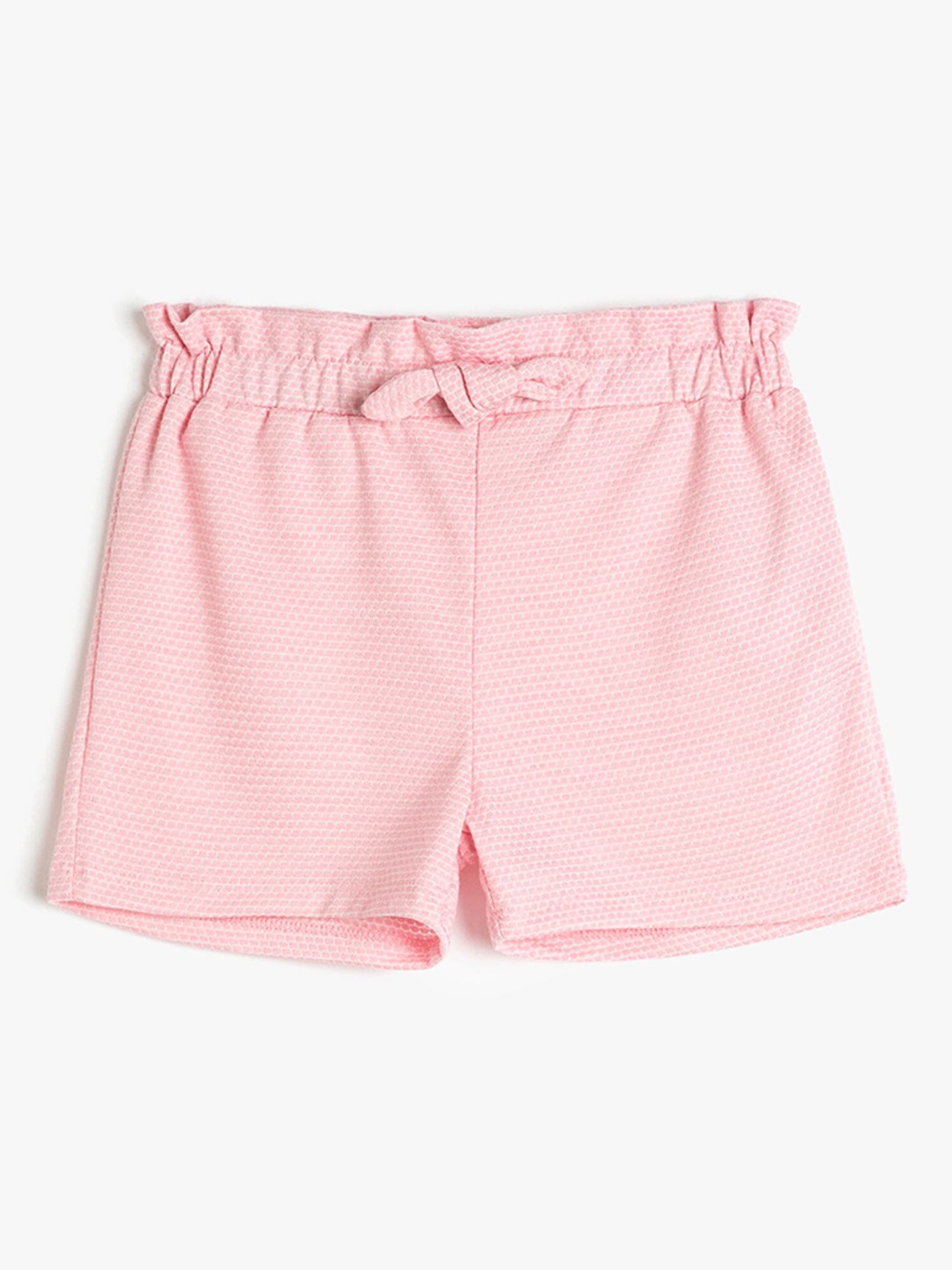 

Koton Infant Girls High-Rise Regular Shorts, Pink