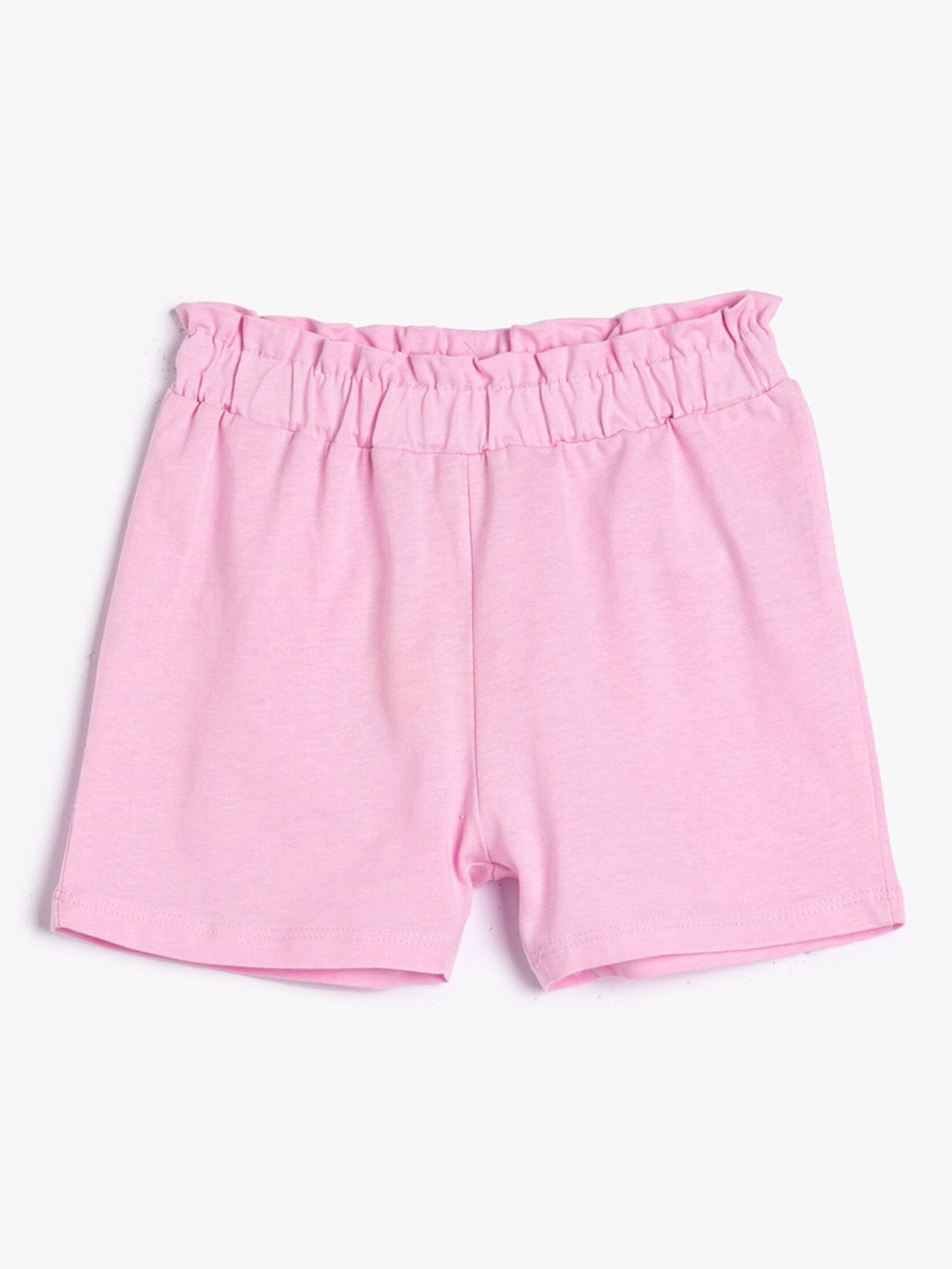 

Koton Infant Girls Mid-Rise Pure Cotton Regular Shorts, Pink
