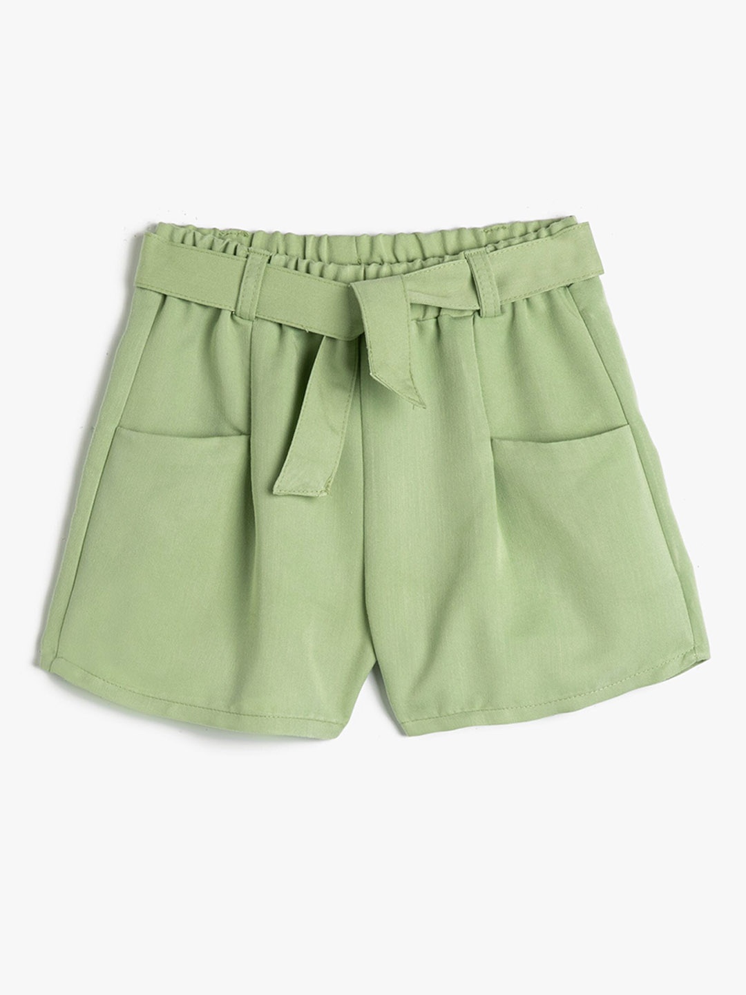 

Koton Girls Mid-Rise Regular Shorts, Green