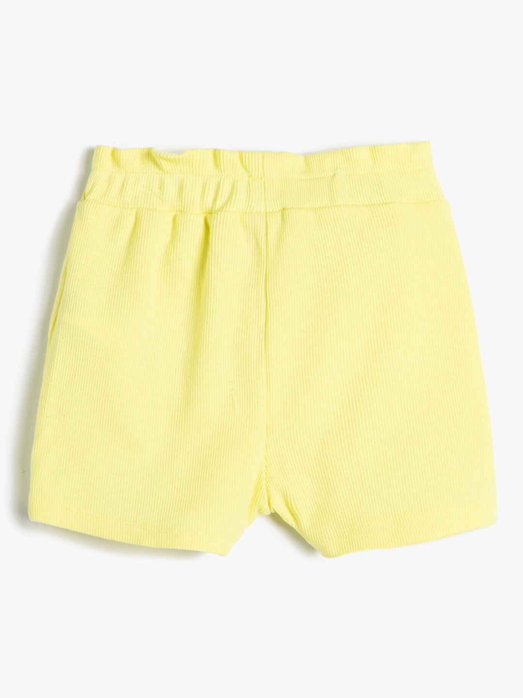 

Koton Girls Mid-Rise Regular Shorts, Yellow