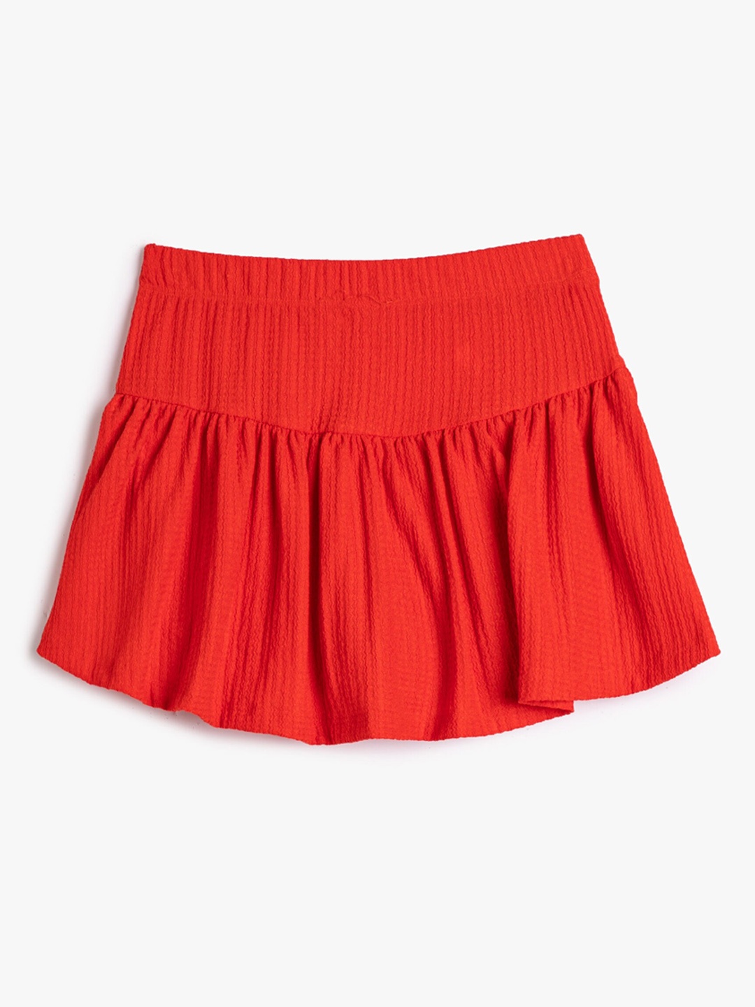

Koton Girls Flared Mini Skorts, Red