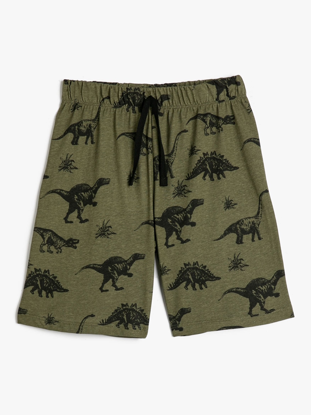 

Koton Boys Printed Pure Cotton Shorts, Khaki