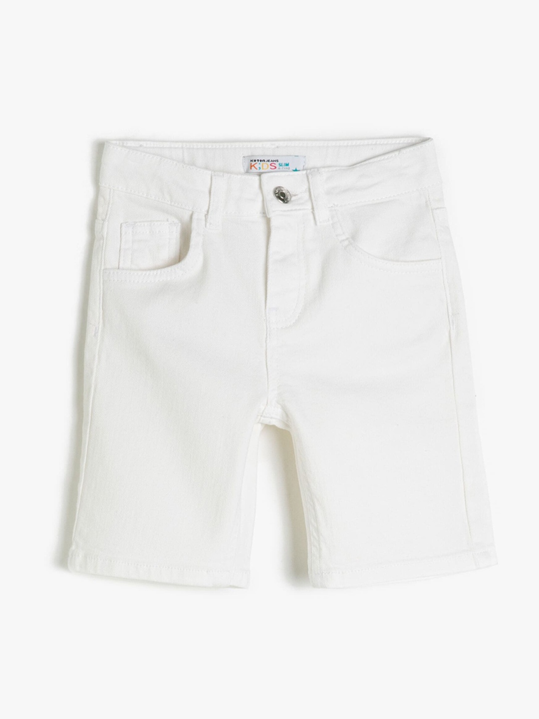 

Koton Boys Mid-Rise Denim Shorts, White
