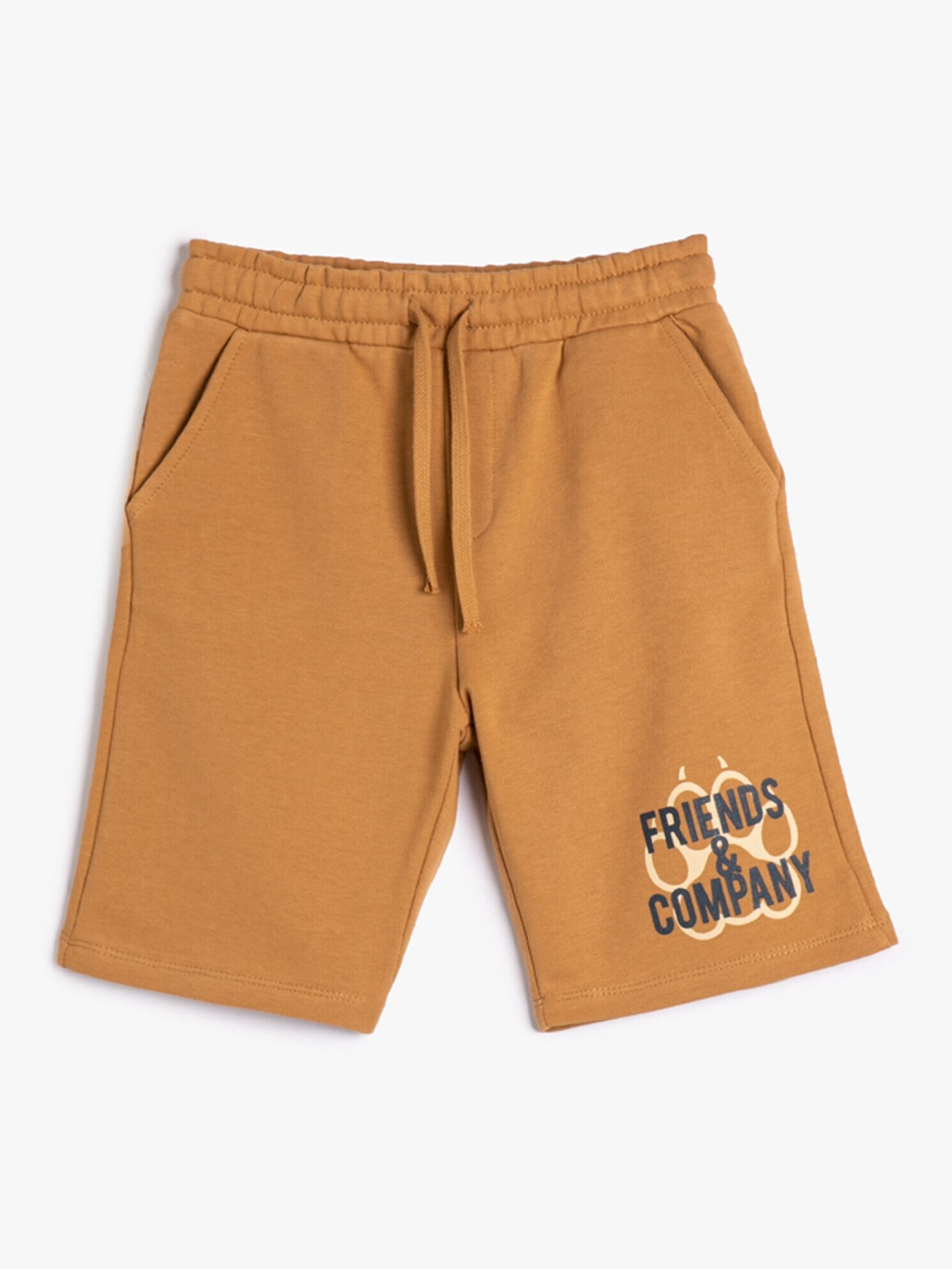 

Koton Boys Mid-Rise Regular Shorts, Brown