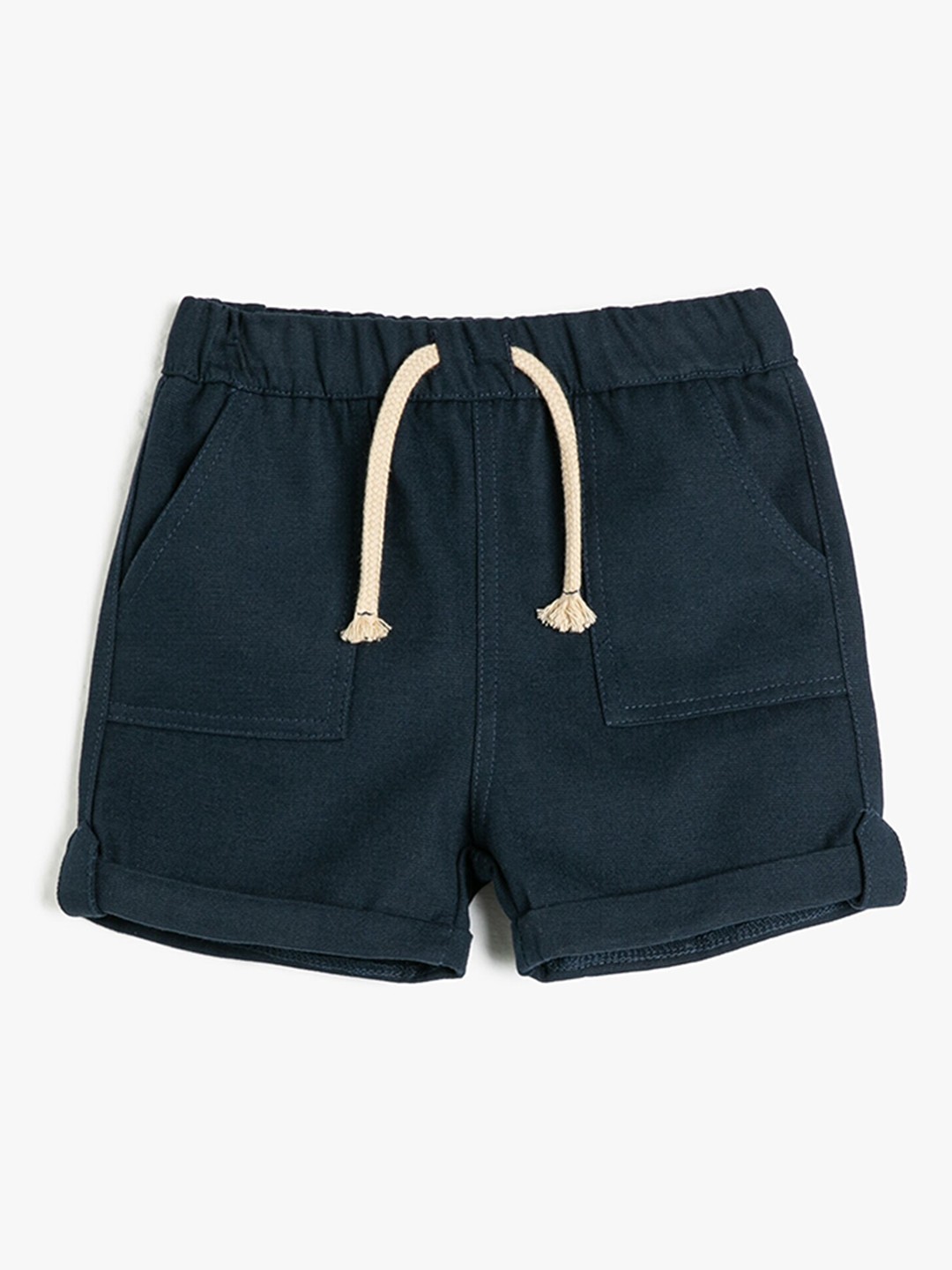 

Koton Boys Mid-Rise Cotton Shorts, Blue