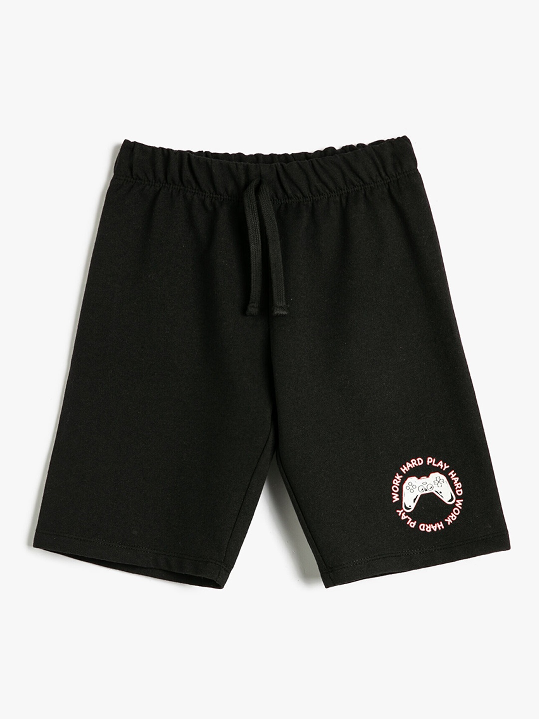 

Koton Boys Regular Fit Mid-Rise Shorts, Black