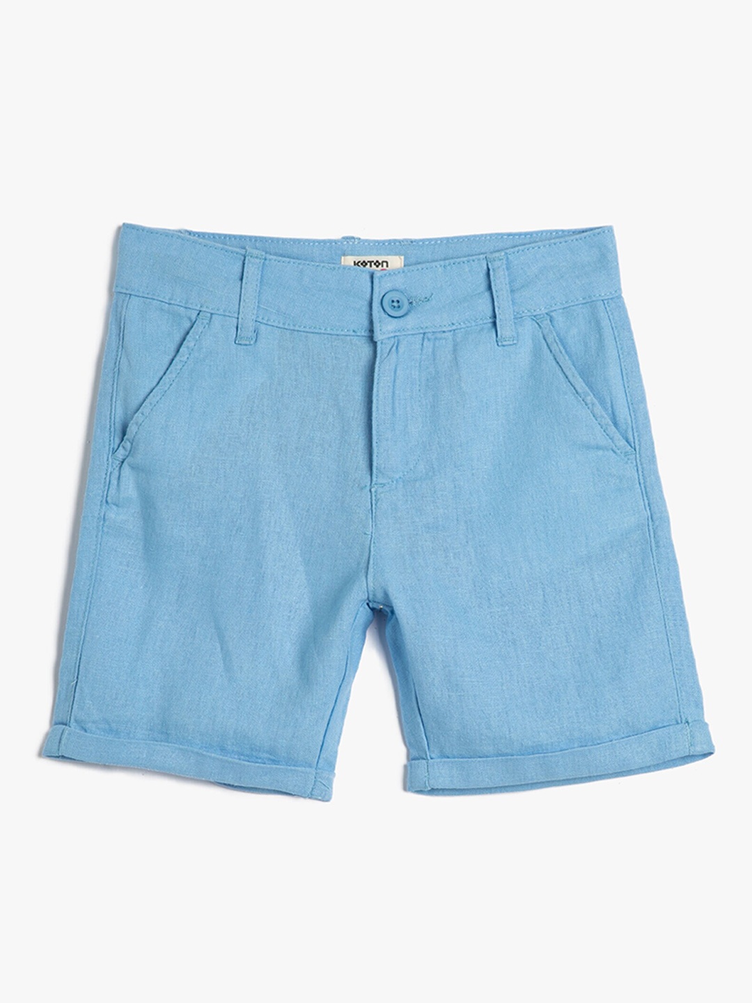 

Koton Boys Mid-Rise Regular Shorts, Blue