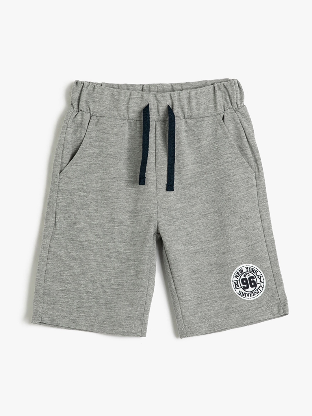 

Koton Boys Mid-Rise Knee Length Shorts, Grey