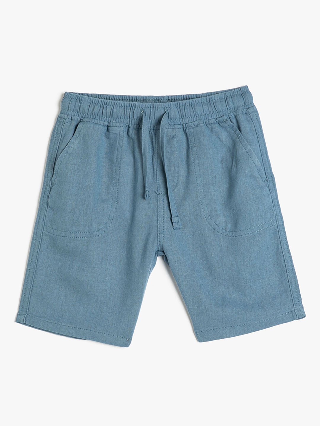 

Koton Boys Mid-Rise Knee Length Shorts, Blue