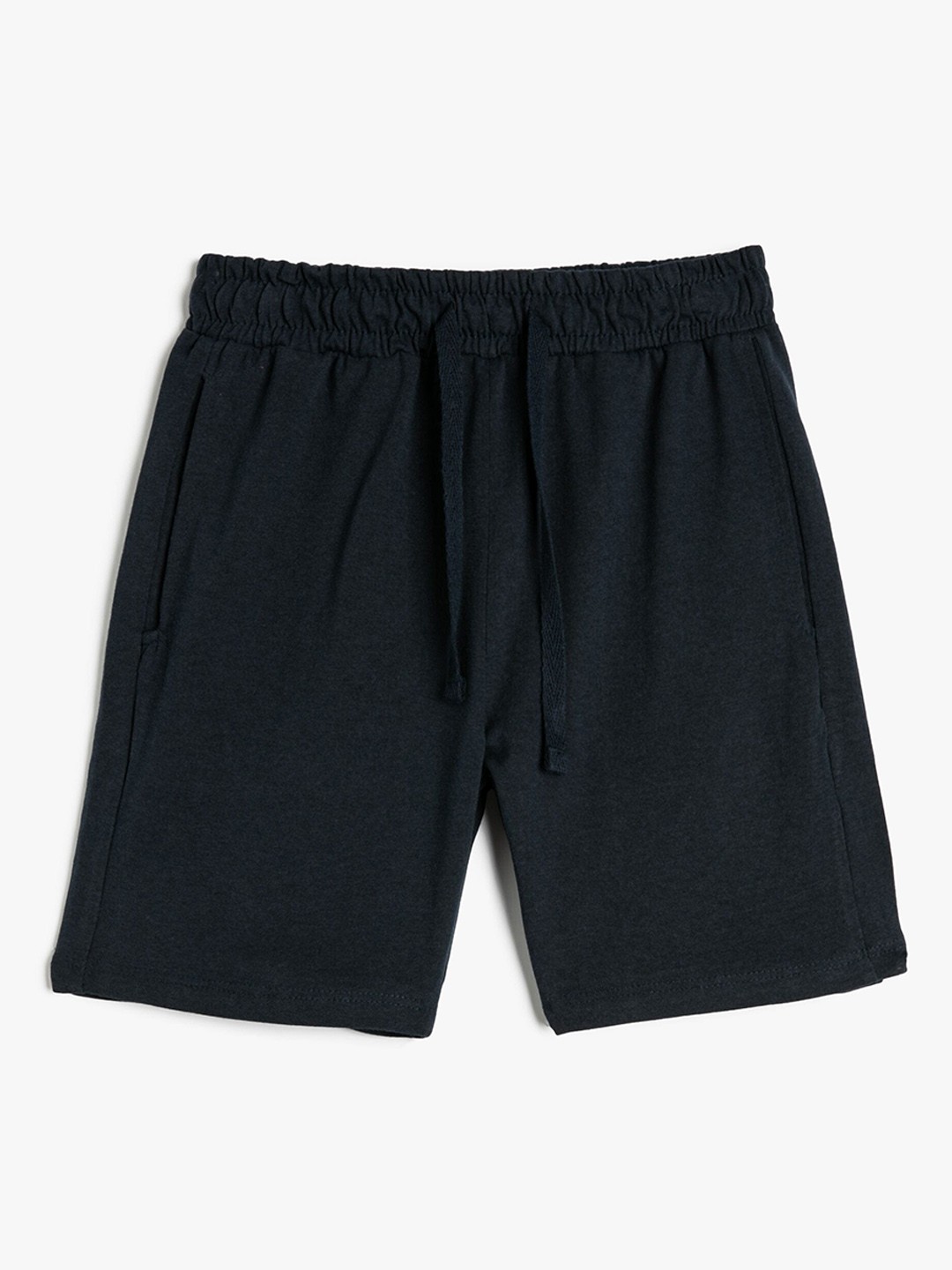 

Koton Boys Mid-Rise Pure Cotton Shorts, Navy blue