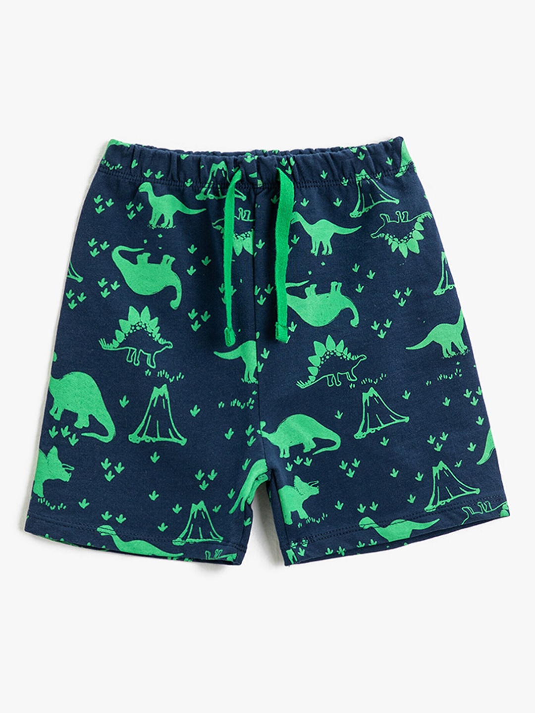 

Koton Boys Conversational Printed Pure Cotton Shorts, Blue