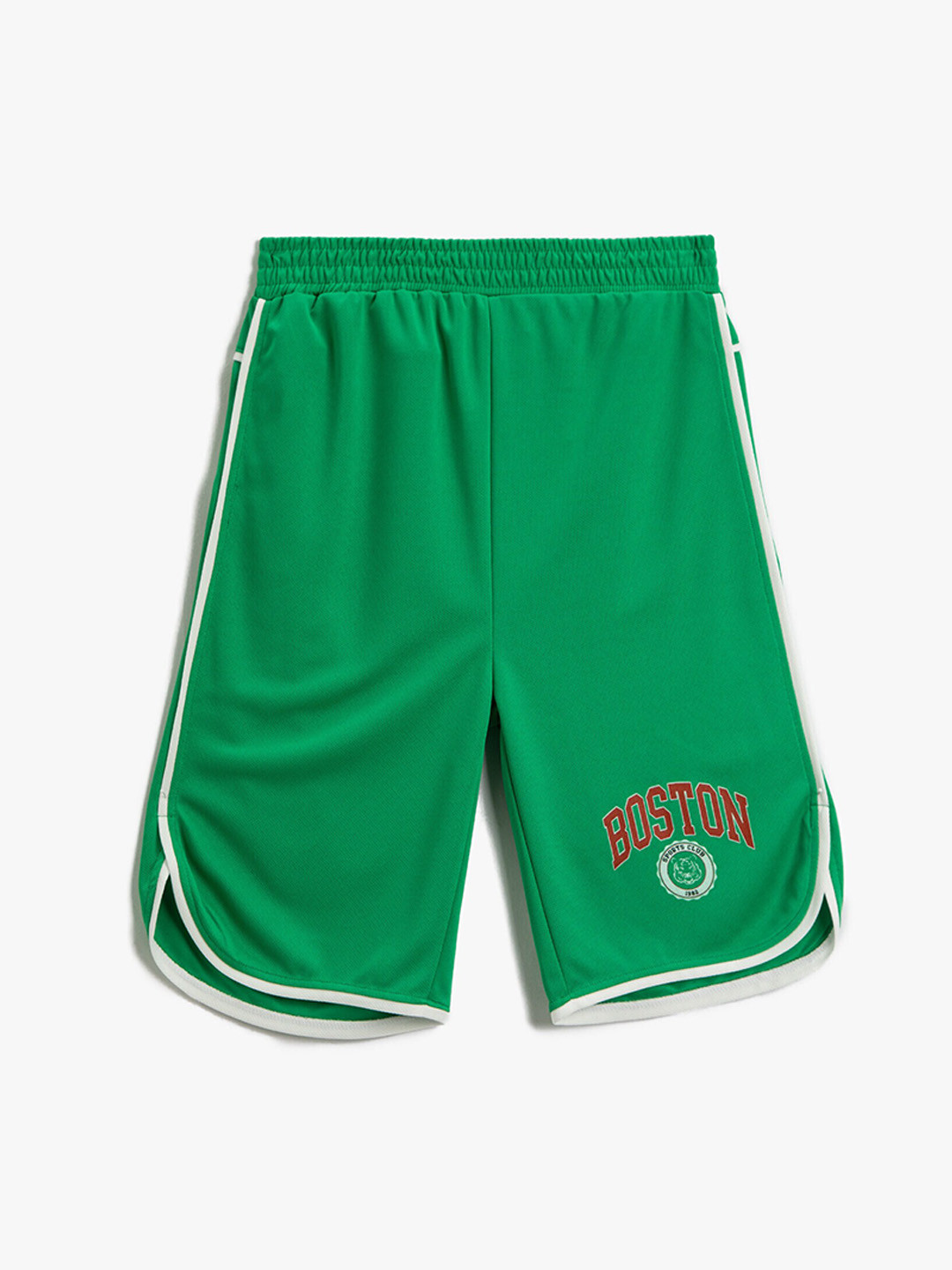 

Koton Boys High-Rise Sports Shorts, Green
