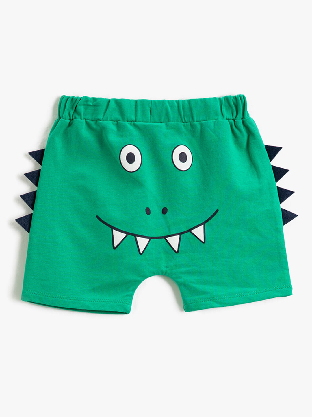 

Koton Infant Boys Printed High-Rise Pure Cotton Regular Shorts, Green