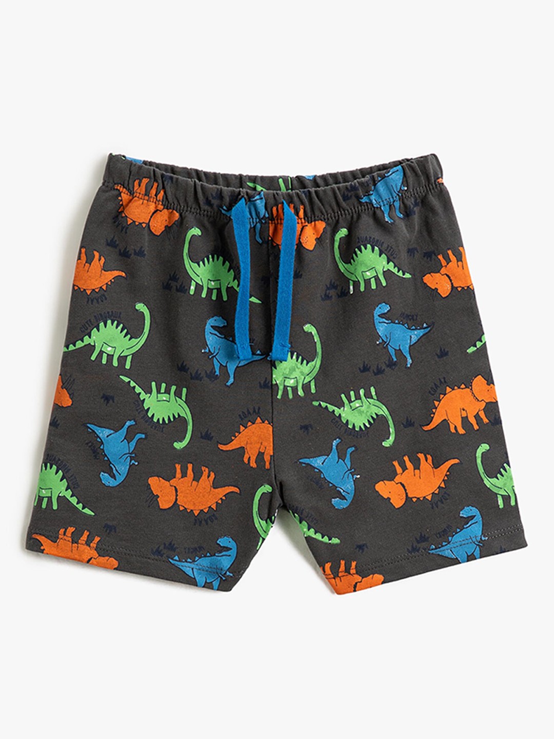

Koton Boys Mid Rise Pure Cotton Shorts, Grey