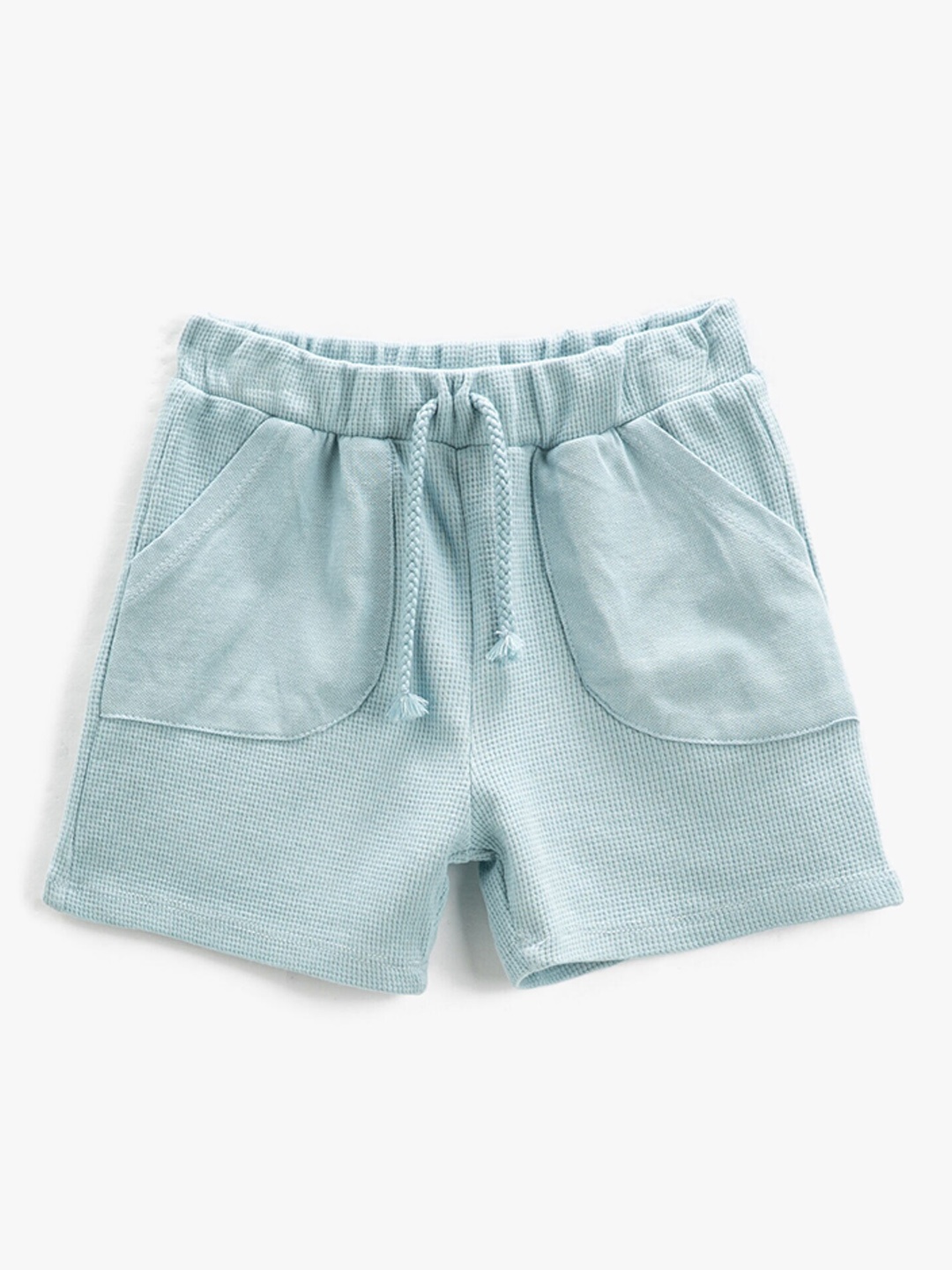 

Koton Boys Solid Pure Cotton Shorts, Blue