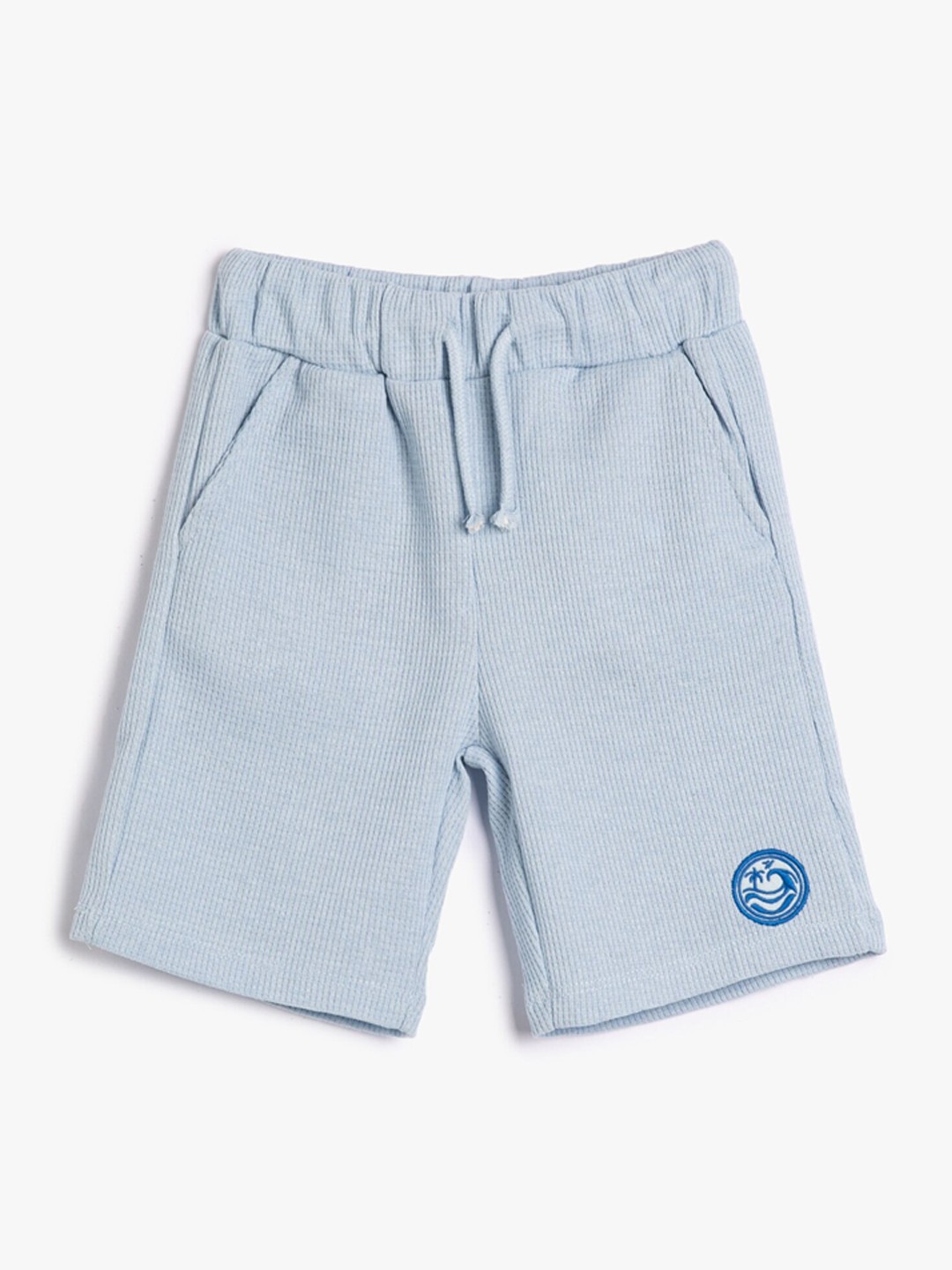 

Koton Boys Solid Mid-Rise Shorts, Blue