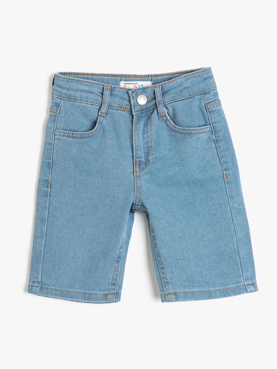 

Koton Boys Solid Denim Shorts, Blue