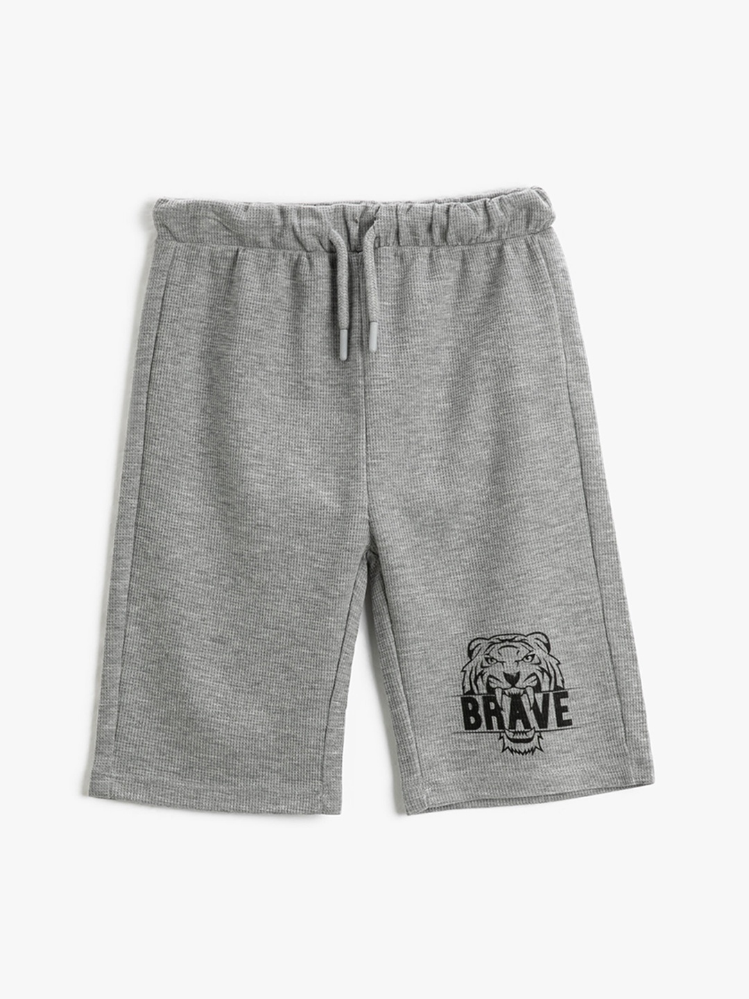 

Koton Boys Mid Rise Regular Fit Cotton Shorts, Grey