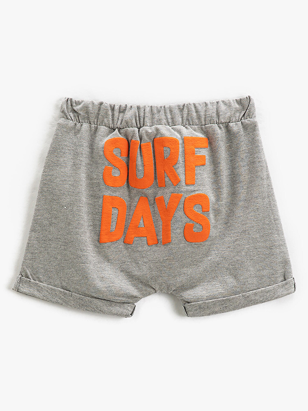 

Koton Boys Striped Mid Rise Regular Fit Shorts, Grey