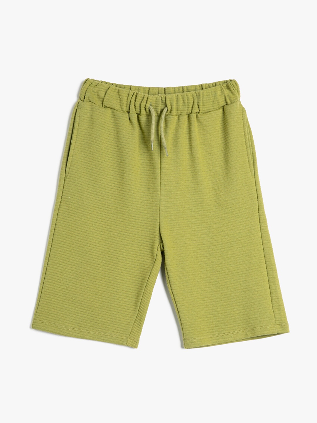 

Koton Boys Mid Rise Cotton Shorts, Khaki