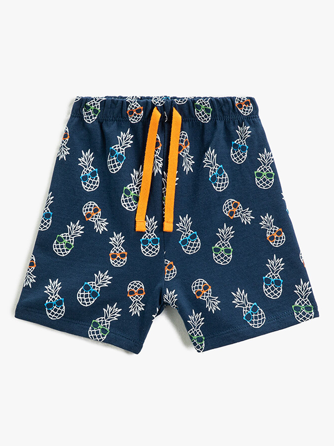 

Koton Infant Boys Blue Conversational Printed Pure Cotton Shorts