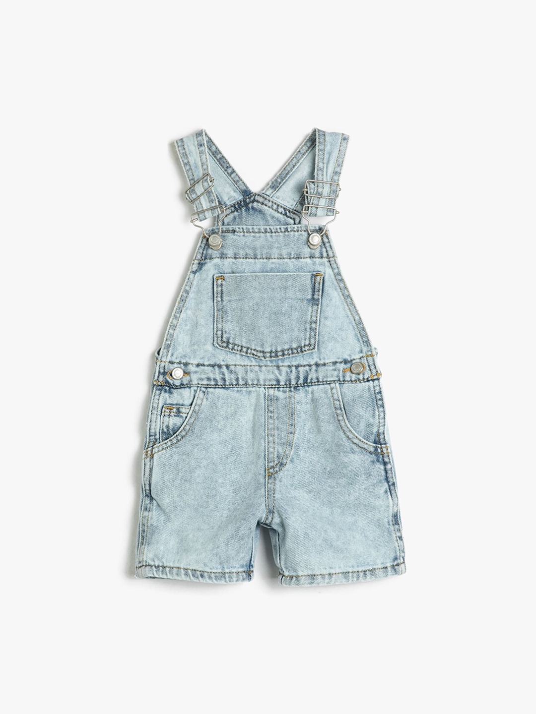 

Koton Infant Boys Washed Technology Pure Cotton Dungarees, Blue