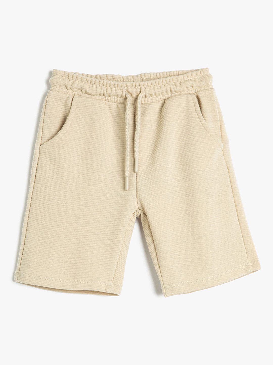

Koton Boys Mid-Rise Shorts, Beige