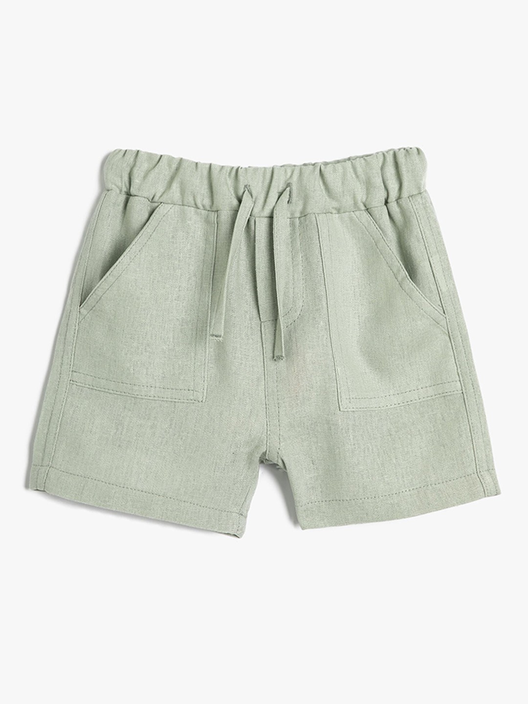 

Koton Infants Boys Mid-Rise Shorts, Green