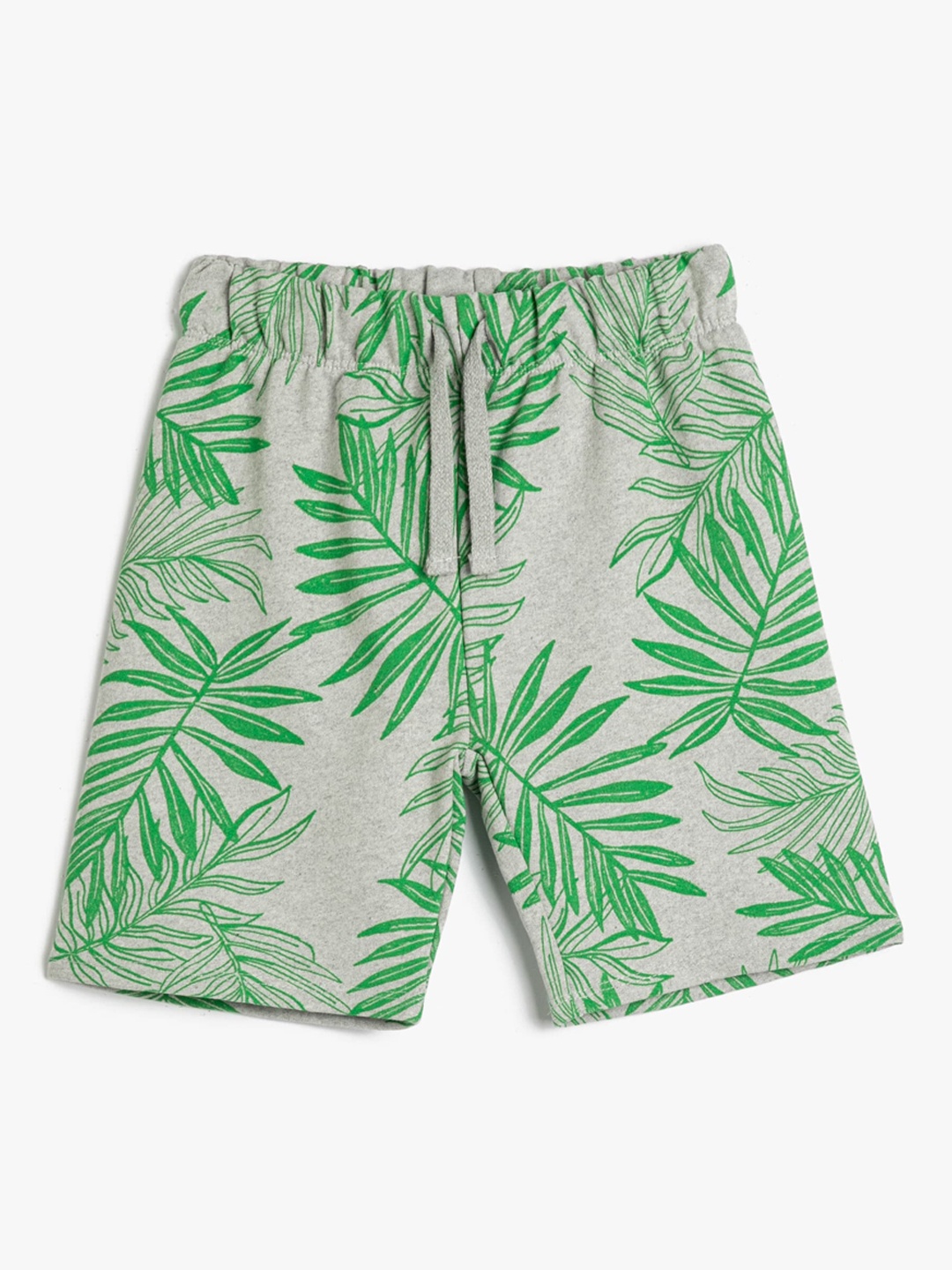 

Koton Boys Floral Printed Pure Cotton Shorts, Green