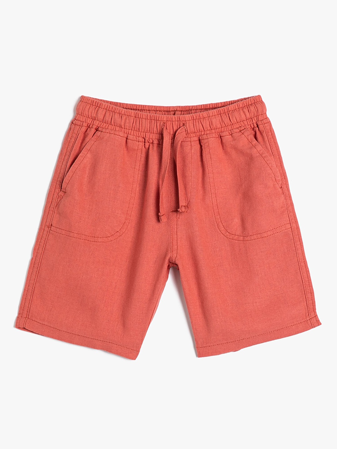 

Koton Boys Mid-Rise Shorts, Coral
