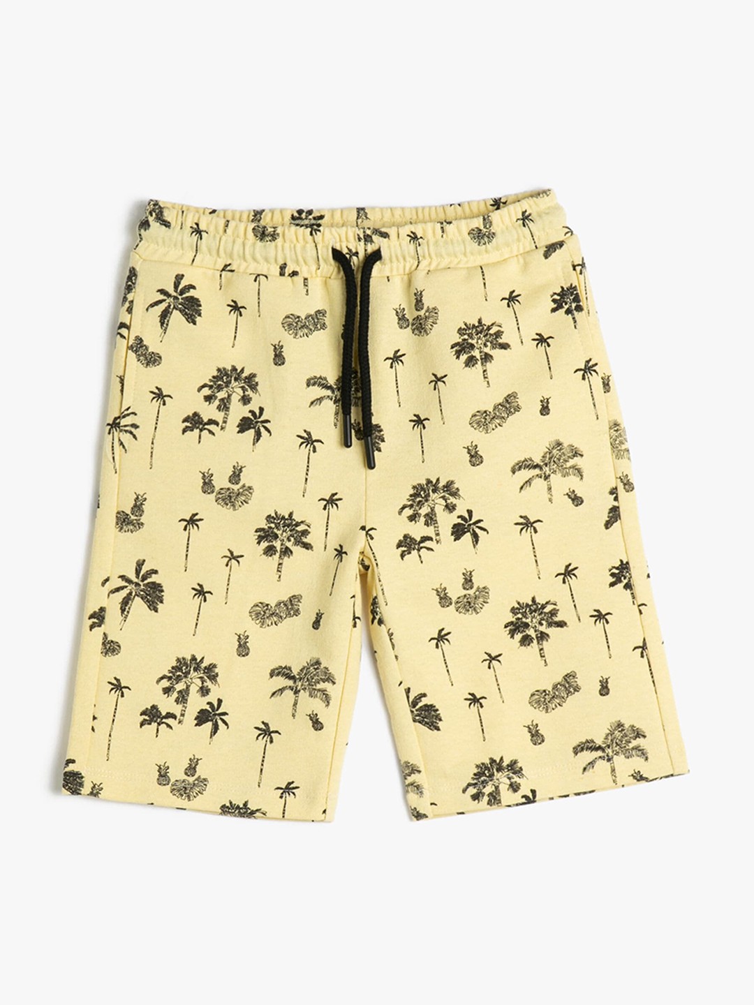 

Koton Boys Printed Mid-Rise Shorts, Yellow