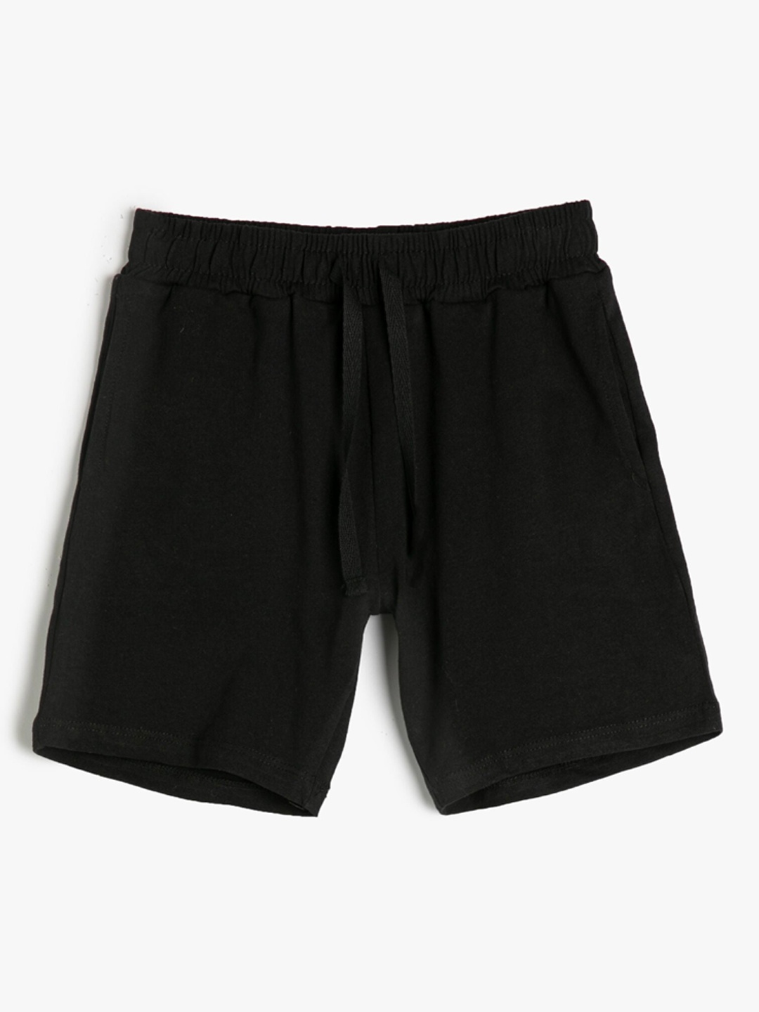 

Koton Boys Mid-Rise Pure Cotton Shorts, Black